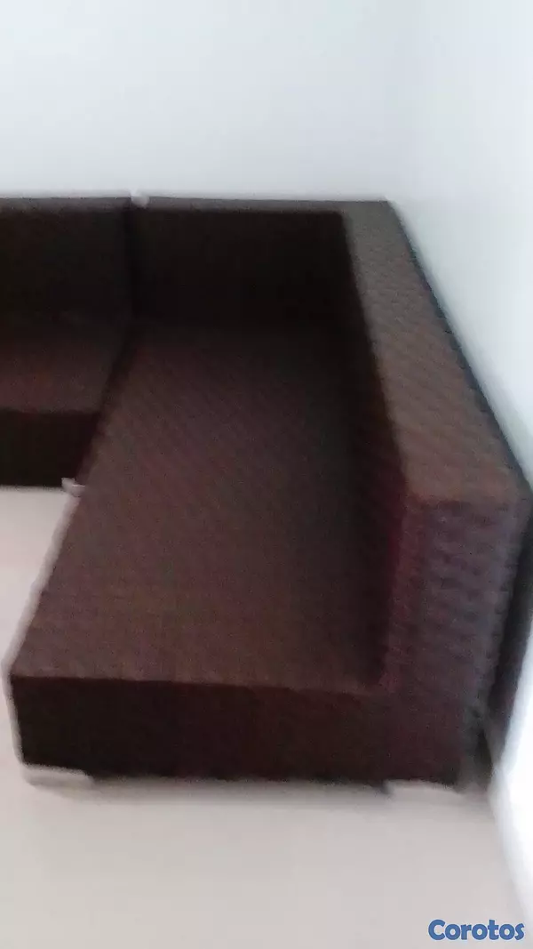 muebles y colchones - Mueble Rattan Forma L 2 Asientos Super Expecial Nuevo.
20% descuento.
 5