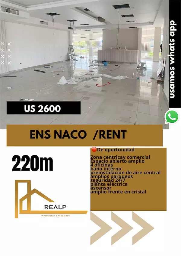 oficinas y locales comerciales - Local en ensanche Naco amplio  1