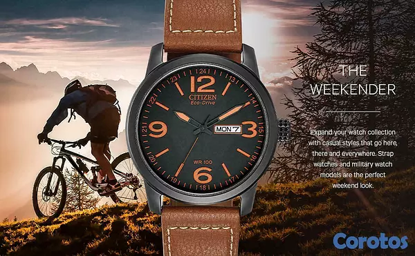joyas, relojes y accesorios - Reloj Citizen Eco-Drive BM8475-26E para hombre 8