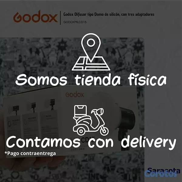 accesorios para electronica - Godox Kit ML-CD15 Cúpula de difusión 2