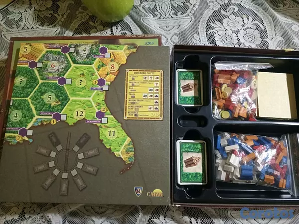 hobby y coleccion - Juego de mesa Catan Histories Settlers of America – Completo y en buen estado 2