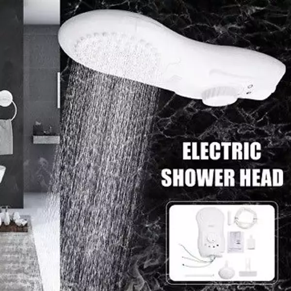 electrodomesticos - Cabeza De Ducha Eléctrica 5400w Baño De Agua Caliente calentador  2