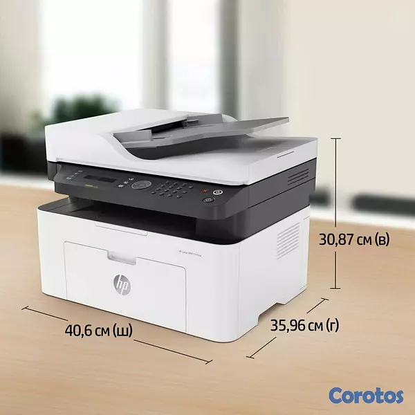 impresoras y scanners - MULTIFUNCIONAL LASER HP BLANCO Y NEGRO MFP M137FNW IMPRESOR,ESCANER,COPIA, WI-FI 2