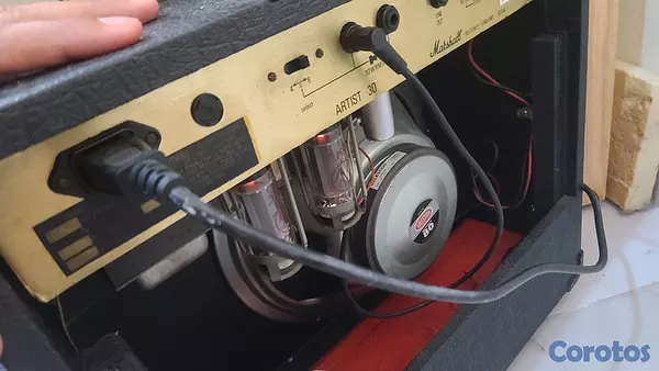 instrumentos musicales - Amplificador planta guitarra marshall 30w tubos 3