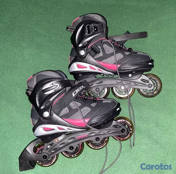 bicicletas y accesorios - Patines en línea + accesorios de protección DBX ABEC7 talla 6  2