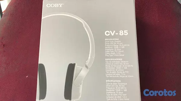 computadoras y laptops - AUDIFONO CON MICROFONO EPSECIAL PARA ESTUDIANTES COBY, ENTRADA 3.5MM 3