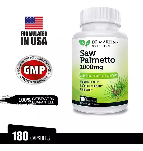 Salud y Equipamiento Médico - Palmetto De Super Fuerza Prostata Miccion 180 Capsulas 6
