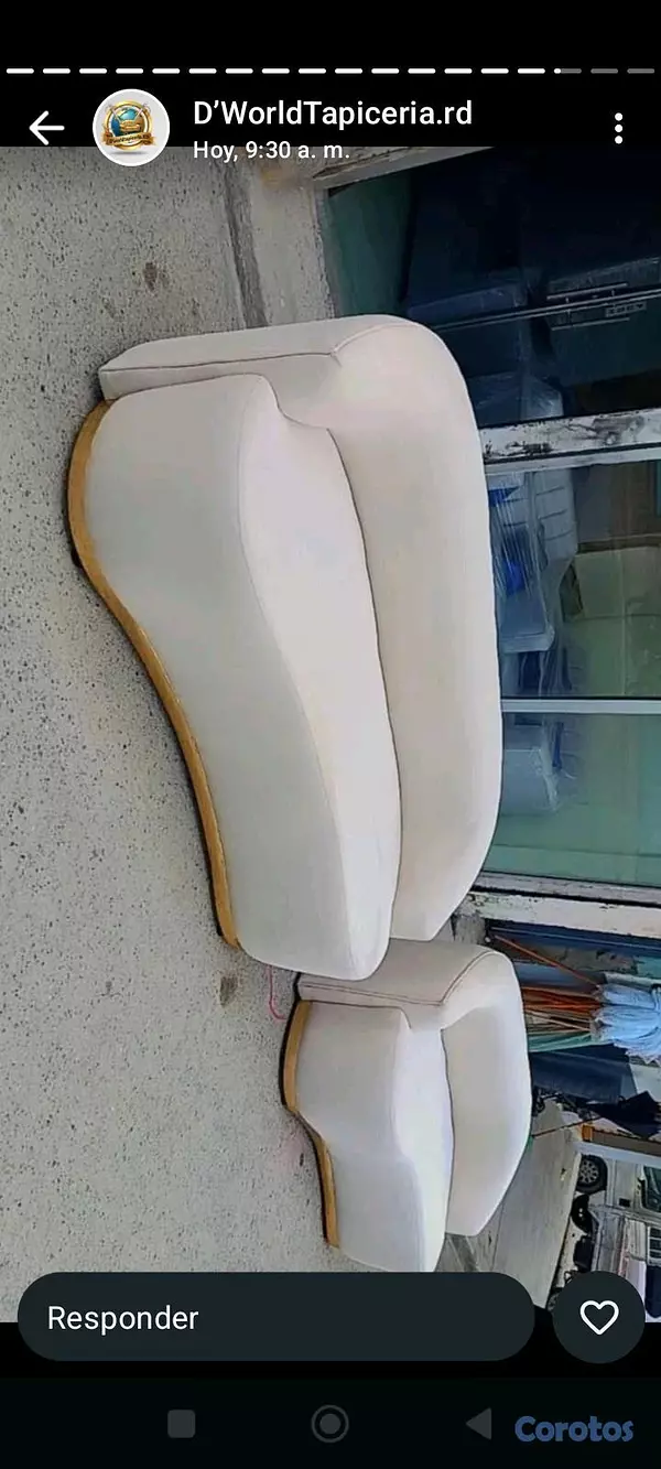 muebles y colchones - juego de muebles curvo moderno 6