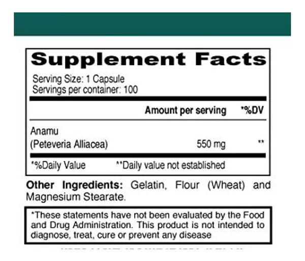 Salud y Equipamiento Médico - Anamu Elp Essential 550 Mg - Unida - Unidad A $1919 2