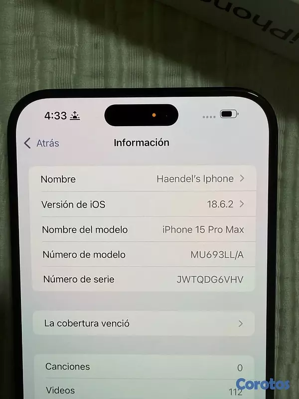 celulares y tabletas - Iphone 15 pro max - FACTORY UNLOCKED - 256GB - negociable 4