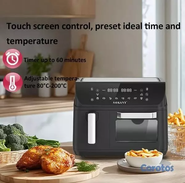 electrodomesticos - Horno + Freidora de Aire Doble Digital 🔥 ✨  1