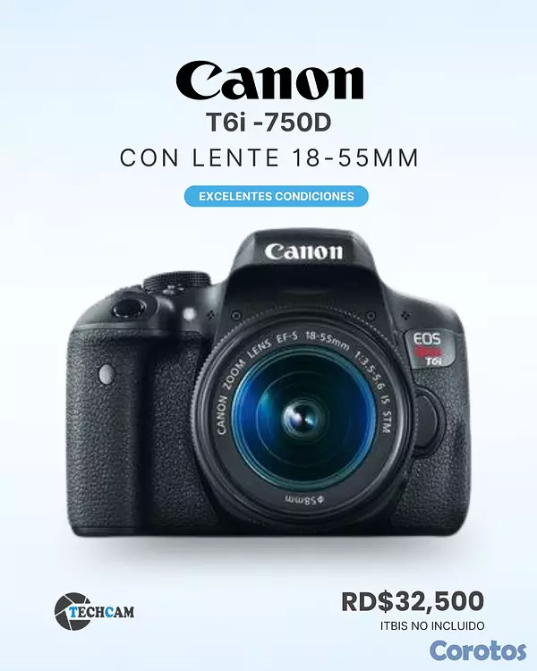 camaras y audio - CAMARAS CANON 6