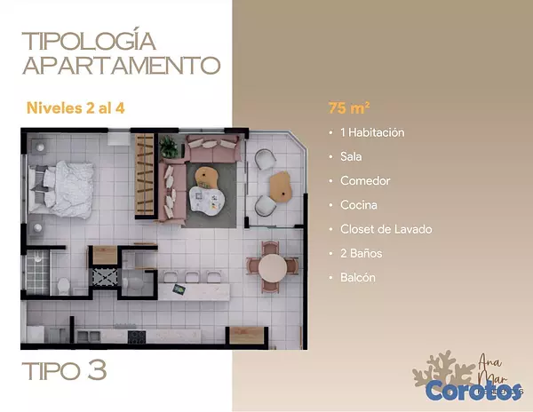apartamentos - PROYECTO DE APARTAMENTO EN JUAN DOLIO ANA MAR RESIENCES  5