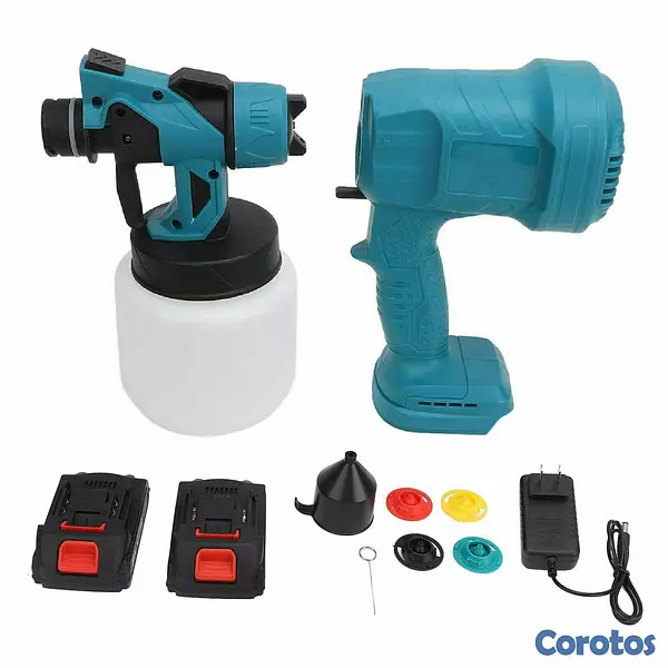 herramientas, jardines y exterior - La Pistola Atomizadora de Pintura Portátil [48V]  3