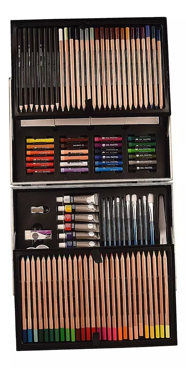 Salud y Equipamiento Médico - Rowney Kit Artista Completo 122 Pcs Estuche Metal 4