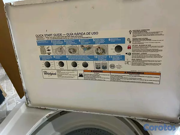 electrodomesticos - Lavadora Whirlpool -capacidad 42LBS 6