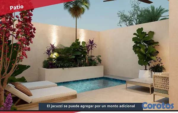 casas vacacionales y villas - venta de villas duplex tipo townhouse en punta cana República Dominicana  4