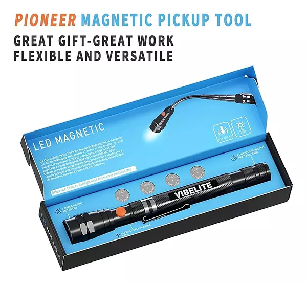 Salud y Equipamiento Médico - Linterna Telescópica Flexible De Vibelite Portátil 3 Luces L 2