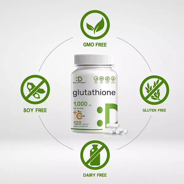 Salud y Equipamiento Médico - Glutation Reducido 1000mg 120u Deal Supplement 3