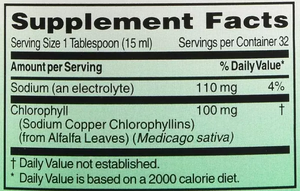 Salud y Equipamiento Médico - Clorofila 100 Mg World Organics 2