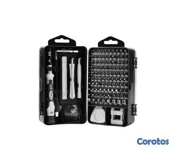 herramientas, jardines y exterior - Kit juego de destornilladores de precision 115 en 1 bisutime 1