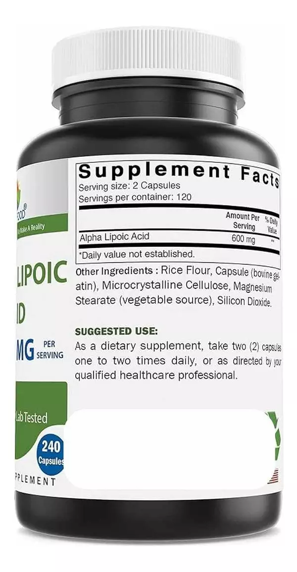 Salud y Equipamiento Médico - Brieofood Ácido Alfa Lipoico 2