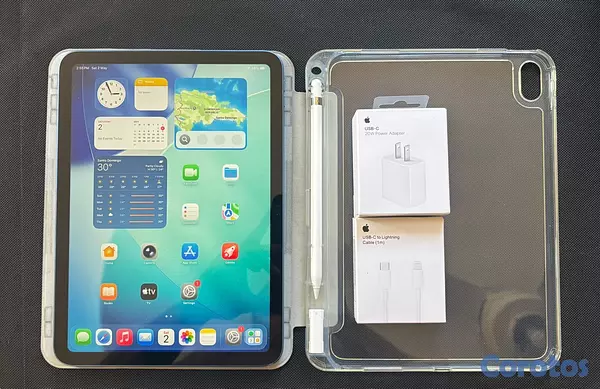 celulares y tabletas - ipad 10th gen Silver 64 GB WIFI + apple pencil. ** 1