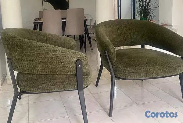 muebles y colchones - butacas  de sala C/u $7000  3