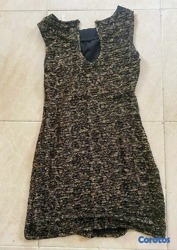 ropa para mujer - Vestido de fiesta con brillo, corto. 6
