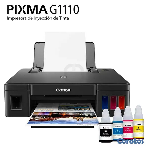 impresoras y scanners - IMPRESORA CANON G1110 ,BOTELLA DE TINTA DE FABRICA 1