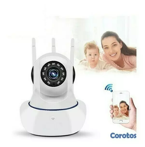 camaras y audio - Cámara wifi vigilancia V380 tres antena (para mayor alcance)
no necesitas dvr 3