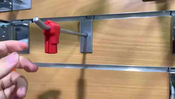 herramientas, jardines y exterior - Candado de gancho antirrobo para exhibición bloqueo para tiendas con iman 4
