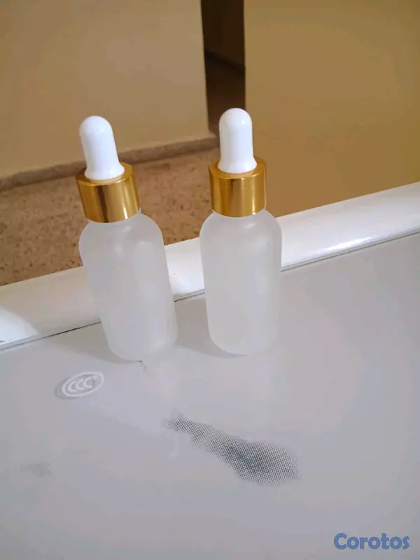 Salud y Equipamiento Médico - Envases plásticos pet blanca 8oz  75 pesos gotero frost vidrio 10 ml pipete oro  7