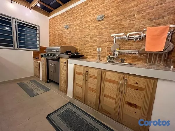 apartamentos - venta de apartamento 1er piso amueblado con jacuzzi en autopista de san isidro 7