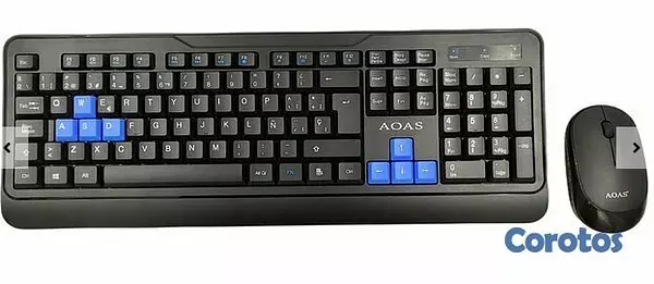 otros electronicos - Combo de Teclado y Mouse Inalámbricos  2