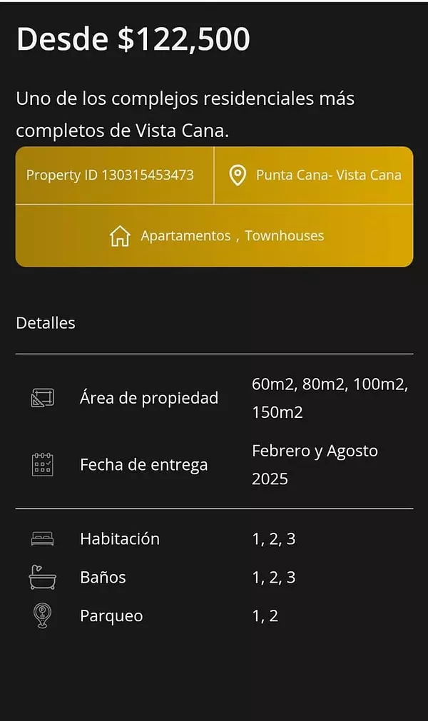 apartamentos - Se venden apartamentos en Proyectos en Punta, Cana Vista Cana 11
