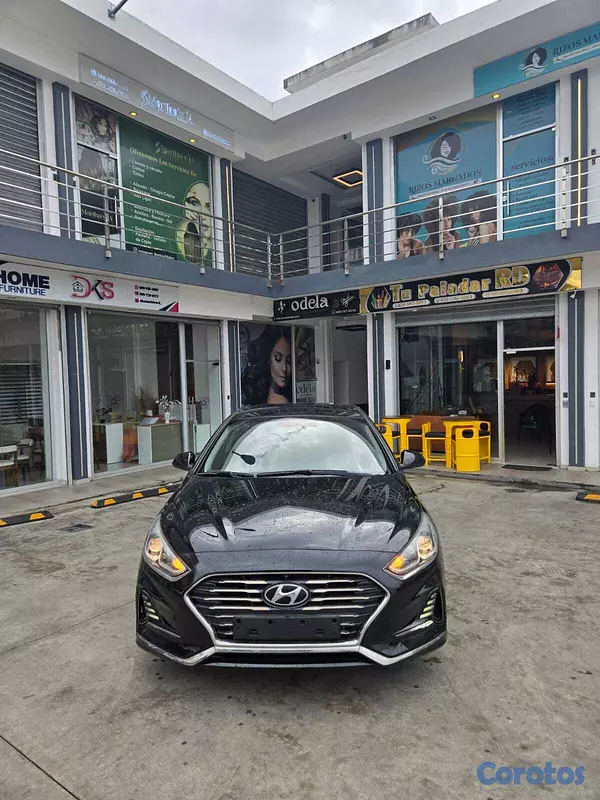 carros - HYUNDAI SONATA NEW RISE 2018 NEGRO GASOLINA 9