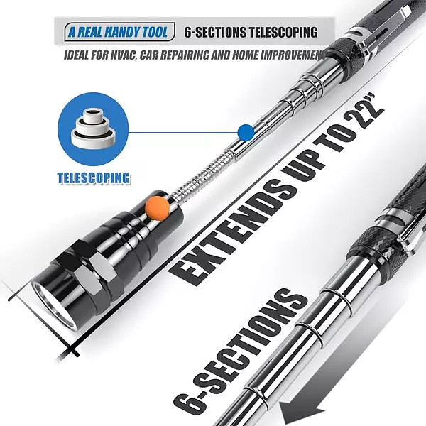 Salud y Equipamiento Médico - Linterna Telescópica Flexible De Vibelite Portátil 3 Luces L 3