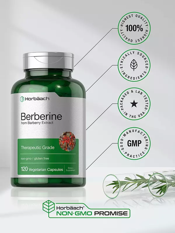 Salud y Equipamiento Médico - Berberina 120 Cap Horbaach 5