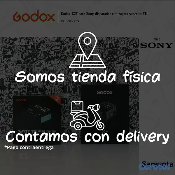 accesorios para electronica - Godox Disparador X2T S Sony 3