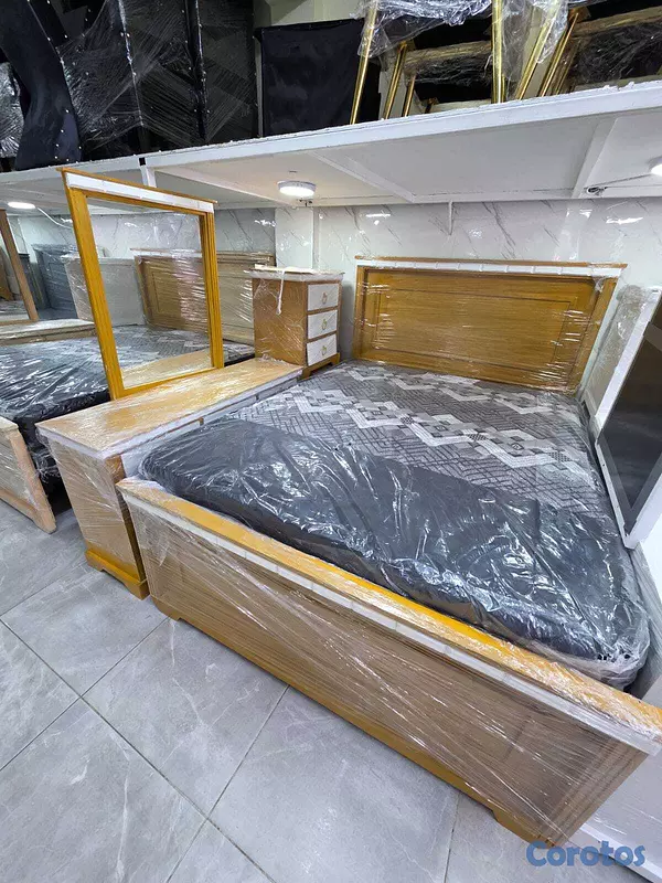 muebles y colchones - Juego de habitación pirámide completo con su colch 4