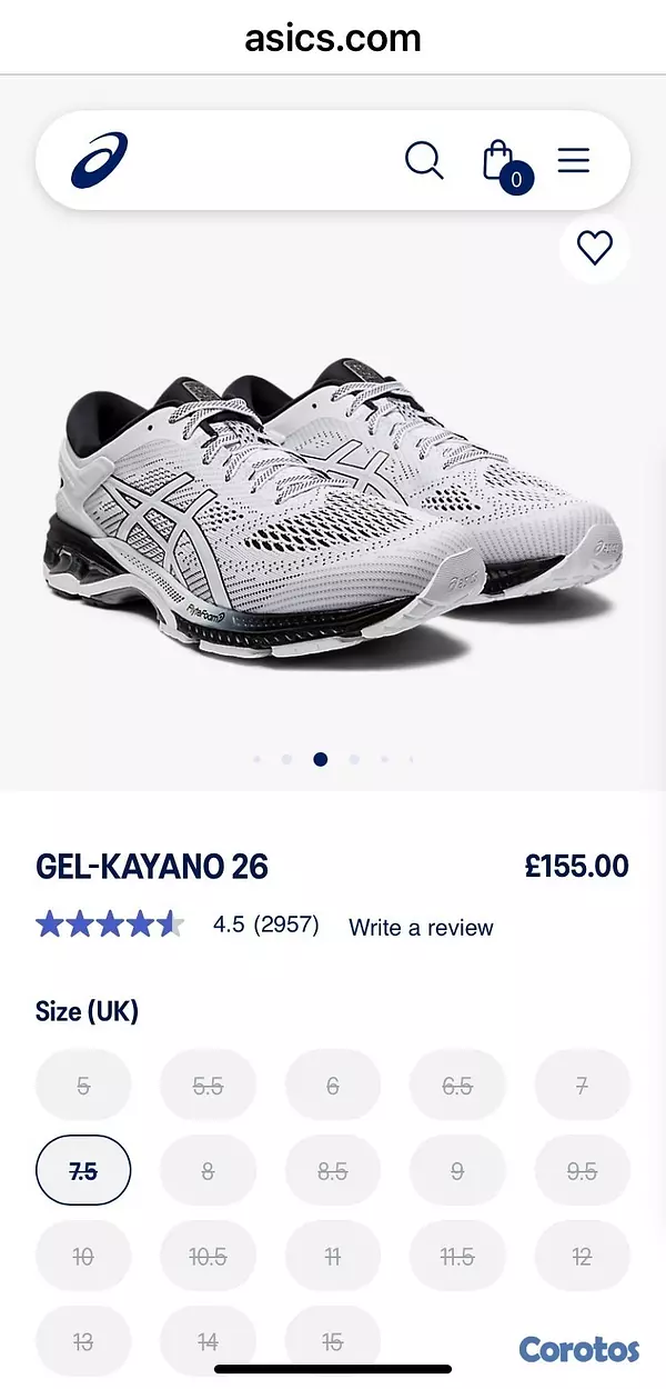 zapatos unisex - Tenis ASICS Gel Kayano 26 — Mujer (Tamaño 7 ½ US / 24.5 cm)  4