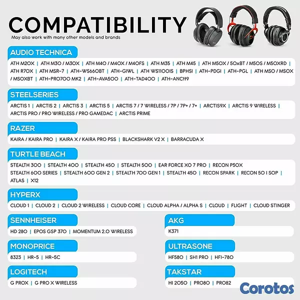 camaras y audio - Almohadillas Ovaladas Brainwavz para auriculares 8