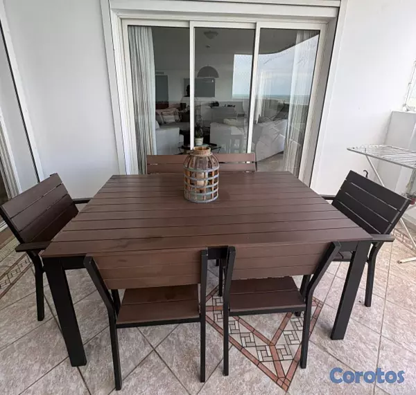 herramientas, jardines y exterior - 2 juego de  comedor de  terraza  o patio  6 sillas 3