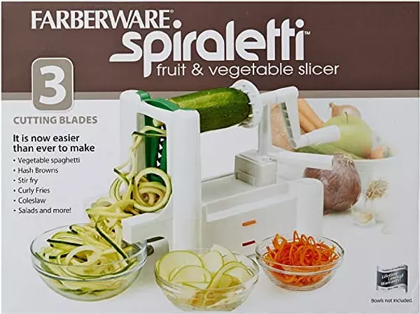 cocina - Spiraletti FABERWARE Rebanar Triturar y Rizar Cortador de vegetales y frutas 3