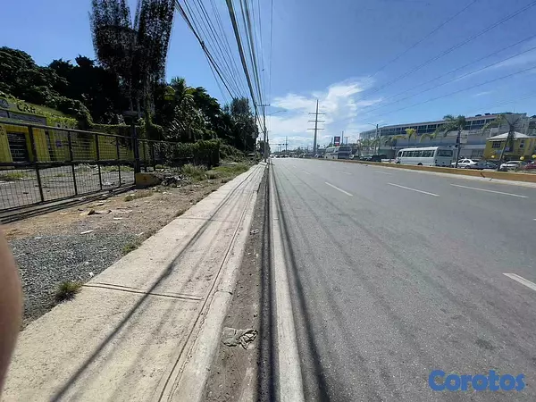 solares y terrenos - se vende o se alquila terreno en autopista san isidro sto domingo este...  2