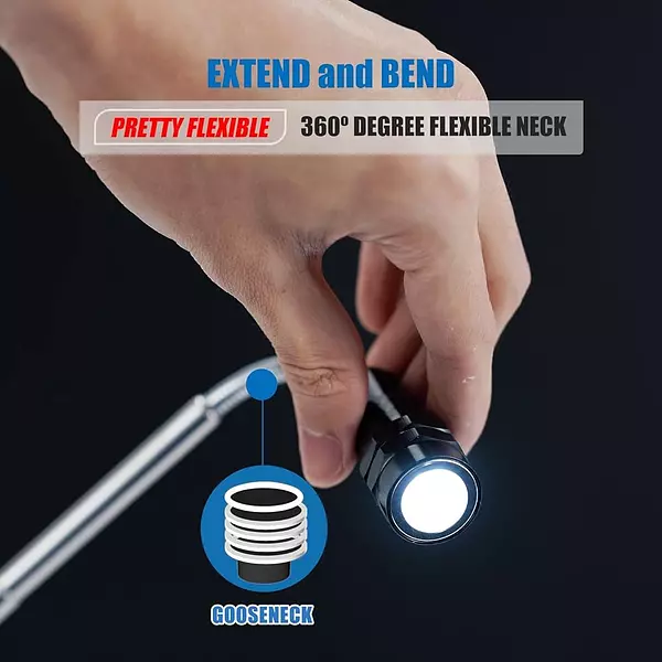 Salud y Equipamiento Médico - Linterna Telescópica Flexible De Vibelite Portátil 3 Luces L 4