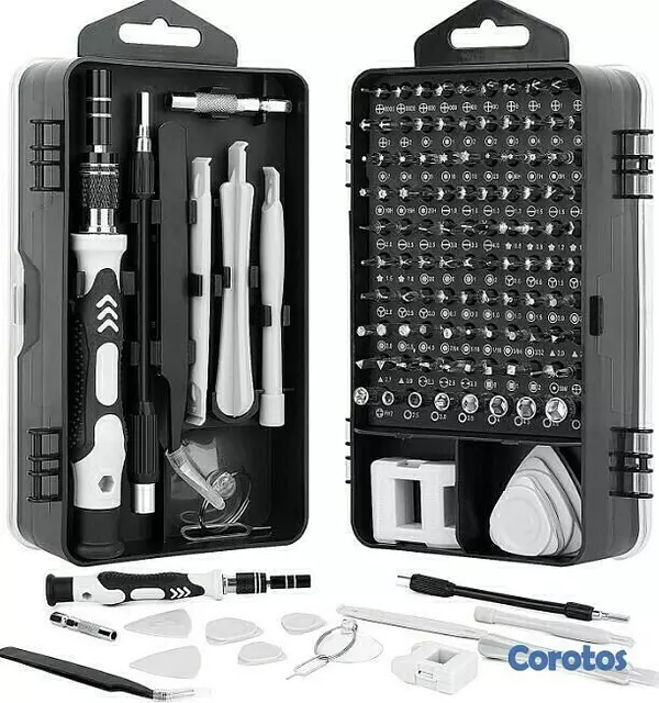 herramientas, jardines y exterior - Kit juego de destornilladores de precision 115 en 1 bisutime 2