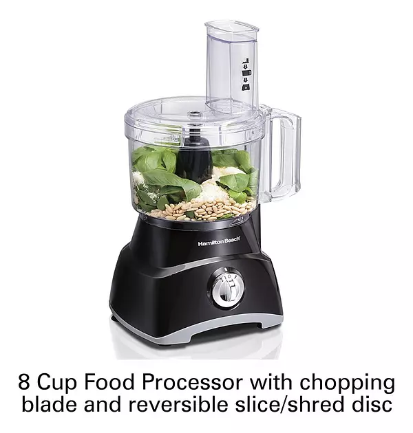 Salud y Equipamiento Médico - Procesador De Alimentosh 70740 8-cup Negro 5
