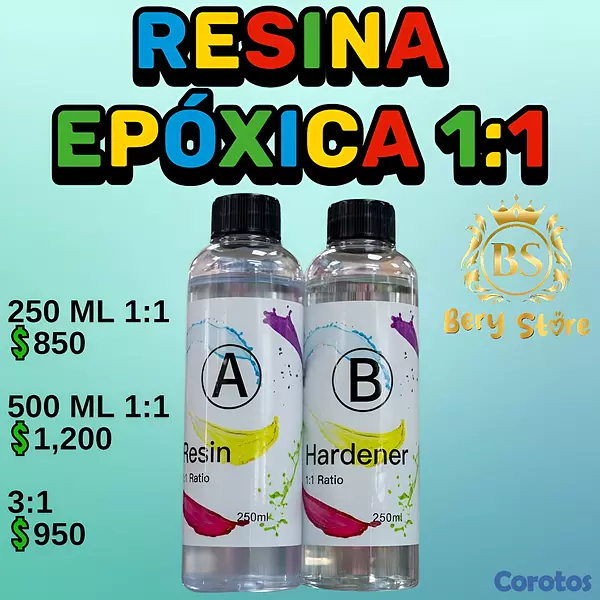 decoración y accesorios - RESINA EPOXICA 1:1 | RESINA EPOXICA 3:1 | RESINA 2